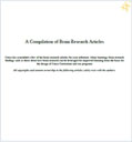 A Compilation of Brain Research Articles